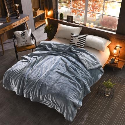 91家纺网 家纺一手货源 找家纺 （总）BOSS 2021新款羊羔绒毛毯羊羔绒毯