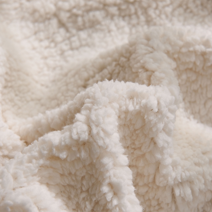 91家纺网 家纺一手货源 找家纺 BOSS 2021新款羊羔绒毛毯羊羔绒毯 单色黄