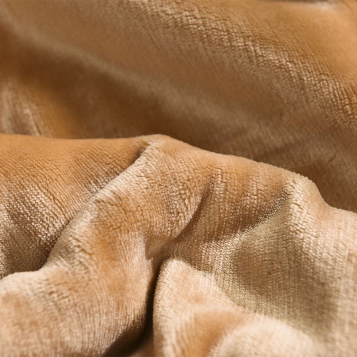 91家纺网 家纺一手货源 找家纺 BOSS 2021新款羊羔绒毛毯羊羔绒毯 单色黄