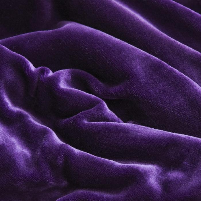 91家纺网 家纺一手货源 找家纺 BOSS 2021新款羊羔绒毛毯羊羔绒毯 玛瑙紫