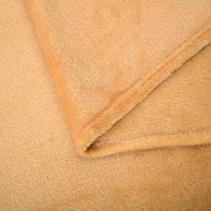 91家纺网 家纺一手货源 找家纺 新丽佳家纺 新款220克法莱绒毛毯赠品毛毯床单礼品盖毯 驼色