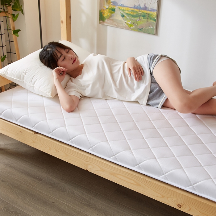 91家纺网 家纺一手货源 找家纺 （总）锦丝钰 2023新款学生全棉斜方格抗菌床垫