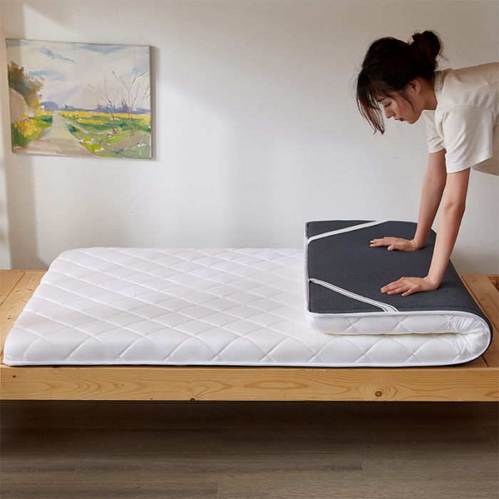 91家纺网 家纺一手货源 找家纺 （总）锦丝钰 2023新款学生全棉斜方格抗菌床垫