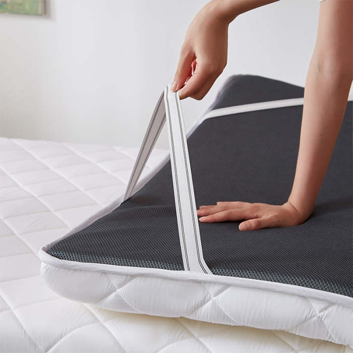 91家纺网 家纺一手货源 找家纺 （总）锦丝钰 2023新款学生全棉斜方格抗菌床垫