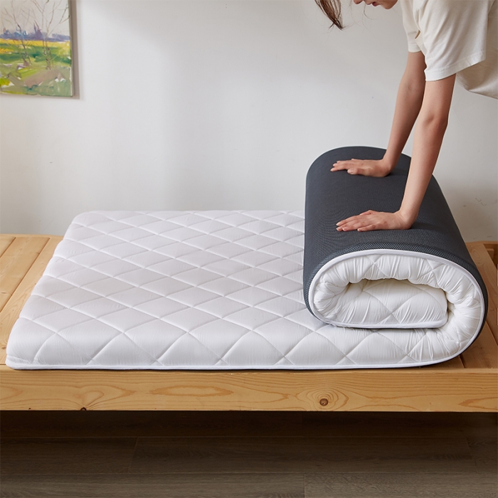 91家纺网 家纺一手货源 找家纺 （总）锦丝钰 2023新款学生全棉斜方格抗菌床垫