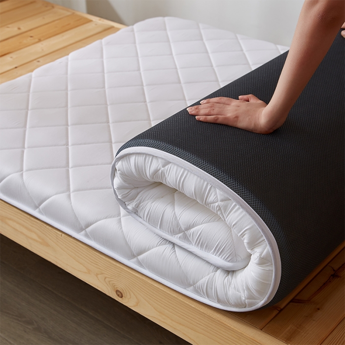 91家纺网 家纺一手货源 找家纺 （总）锦丝钰 2023新款学生全棉斜方格抗菌床垫