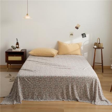 91家纺网 家纺一手货源 找家纺 (总） 原研家居 新款kinfolk原研针织棉印花单床单