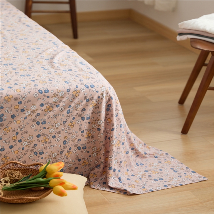 91家纺网 家纺一手货源 找家纺 原研家居 新款kinfolk原研针织棉印花单床单 达洛