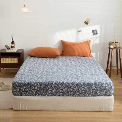 91家纺网 家纺一手货源 找家纺 原研家居 新款kinfolk原研针织棉印花 单床笠 瓦伦图