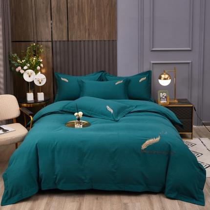 91家纺网 家纺一手货源 找家纺 （总）芊寻 2024新款60支全棉磨毛绣花四件套