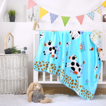 91家纺网 家纺一手货源 找家纺 永乐披肩毯牛奶绒儿童毛毯学生毯童毯宝宝毯法莱绒婴幼新生儿童毯