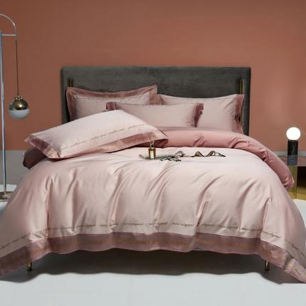 91家纺网 家纺一手货源 找家纺 （总）爱缦 2021新款星空系列100支长绒棉奥棉四件套