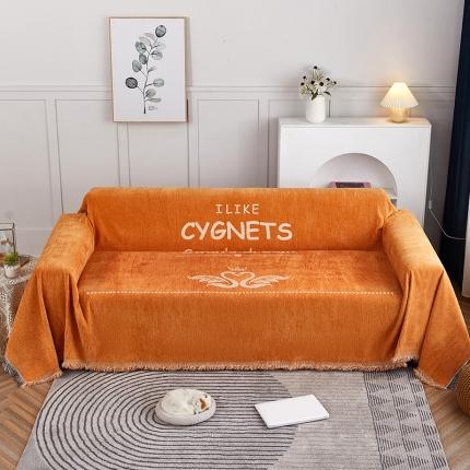 91家纺网 家纺一手货源 找家纺 （总）共鸣 2022新款轻奢雪尼尔系列沙发巾