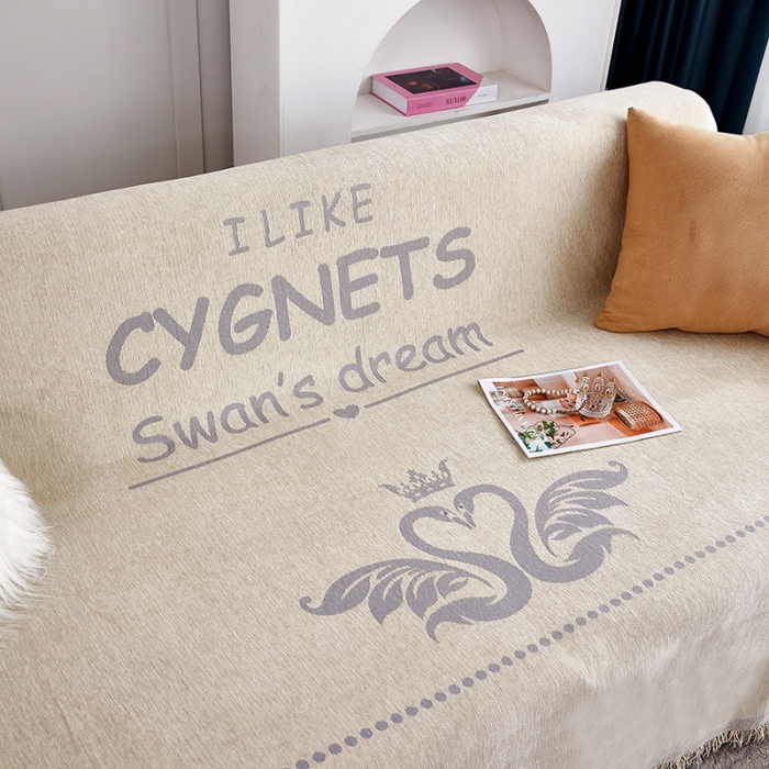 91家纺网 家纺一手货源 找家纺 （总）共鸣 2022新款轻奢雪尼尔系列沙发巾