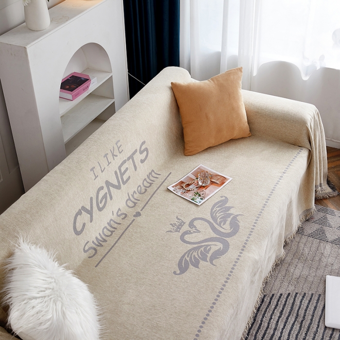 91家纺网 家纺一手货源 找家纺 （总）共鸣 2022新款轻奢雪尼尔系列沙发巾