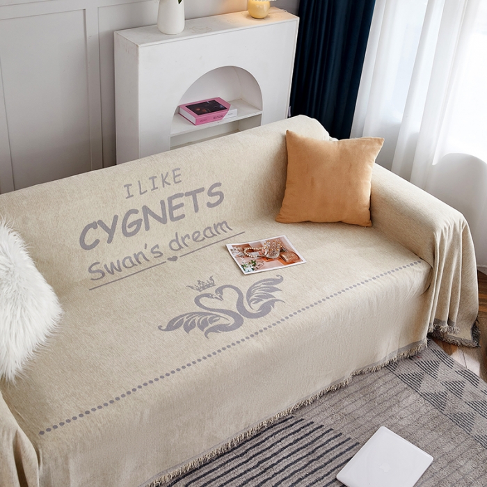 91家纺网 家纺一手货源 找家纺 （总）共鸣 2022新款轻奢雪尼尔系列沙发巾