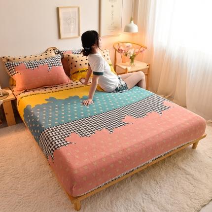 91家纺网 家纺一手货源 找家纺 （总）同田 2021年新款牛奶绒金貂绒单床笠