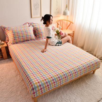 91家纺网 家纺一手货源 找家纺 （总）同田 2021年新款牛奶绒金貂绒单床笠