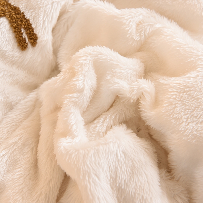 91家纺网 家纺一手货源 找家纺 欧冠 2021新款INS韩式公主兔兔绒四件套 萌鹿