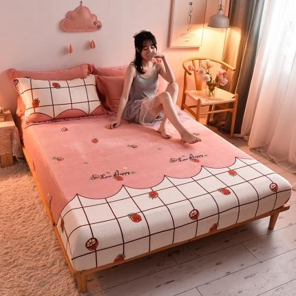 91家纺网 家纺一手货源 找家纺 （总）同田 2021年新款牛奶绒金貂绒单床笠