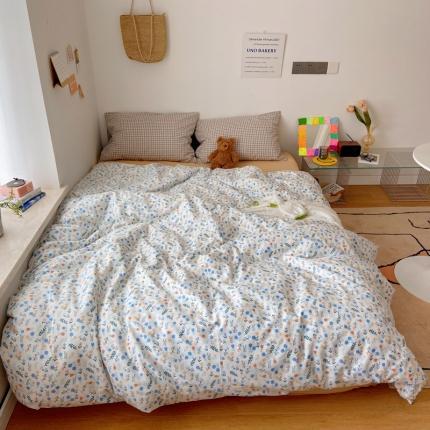 91家纺网 家纺一手货源 找家纺 （总）希文家纺 2021新款全棉印花四混搭件套