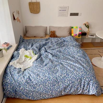 91家纺网 家纺一手货源 找家纺 （总）希文家纺 2021新款全棉印花四混搭件套