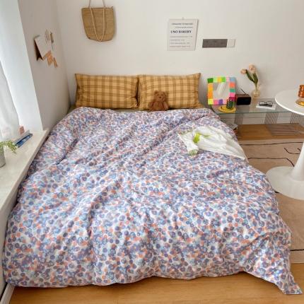 91家纺网 家纺一手货源 找家纺 （总）希文家纺 2021新款全棉印花四混搭件套