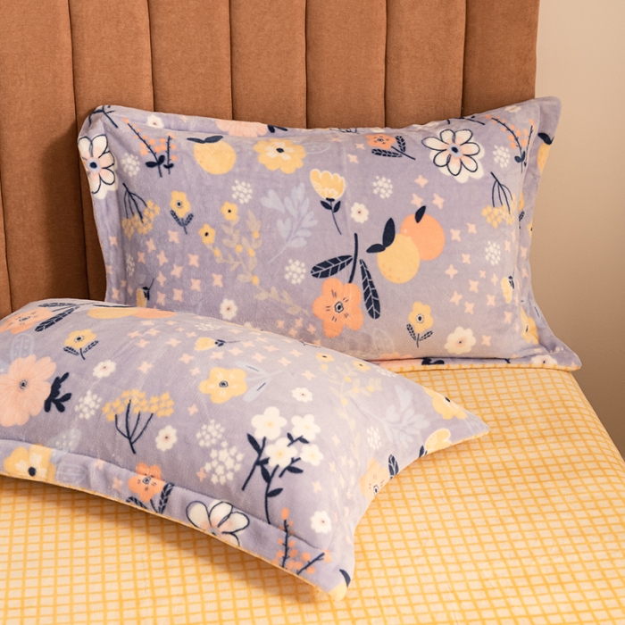 91家纺网 家纺一手货源 找家纺 佳梦家纺 2021新款牛奶绒印花四件套 语果