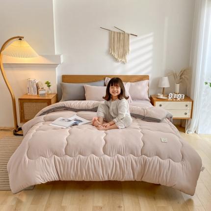 91家纺网 家纺一手货源 找家纺 （总）U被家纺 2022秋冬新款日式立体冬被（童模图 ）