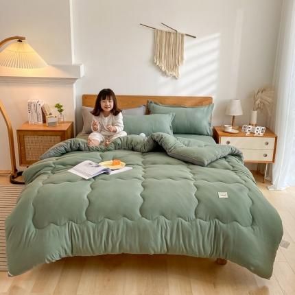 91家纺网 家纺一手货源 找家纺 （总）U被家纺 2022秋冬新款日式立体冬被（童模图 ）