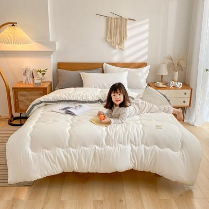91家纺网 家纺一手货源 找家纺 （总）U被家纺 2022秋冬新款日式立体冬被（童模图 ）