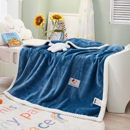 91家纺网 家纺一手货源 找家纺 （总）坦客毯业2025年新双面牛奶绒儿童披肩毯办公室午睡毛毯