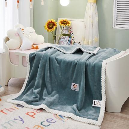 91家纺网 家纺一手货源 找家纺 （总）坦客毯业2025年新双面牛奶绒儿童披肩毯办公室午睡毛毯