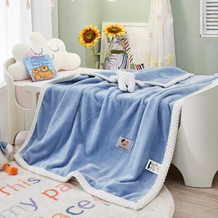 91家纺网 家纺一手货源 找家纺 （总）坦客毯业2025年新双面牛奶绒儿童披肩毯办公室午睡毛毯