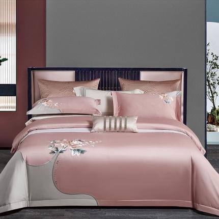 诗黛尔 长绒棉绣花四件套-布兰奇 安娜莎