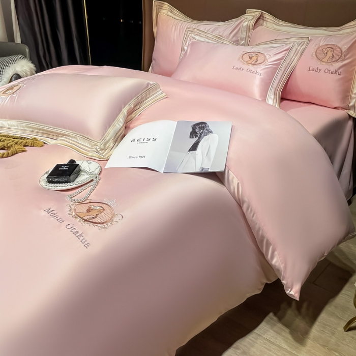 91家纺网 家纺一手货源 找家纺 （总）宅家居 新款臻品真丝刺绣四件套