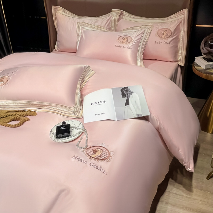 91家纺网 家纺一手货源 找家纺 （总）宅家居 新款臻品真丝刺绣四件套