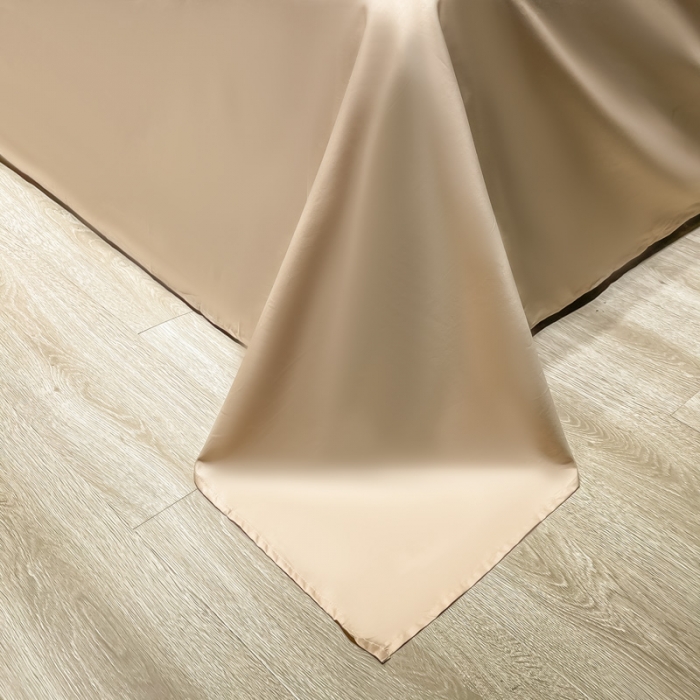 91家纺网 家纺一手货源 找家纺 宅家居 新款臻品真丝刺绣四件套 蜜雪公主-香槟