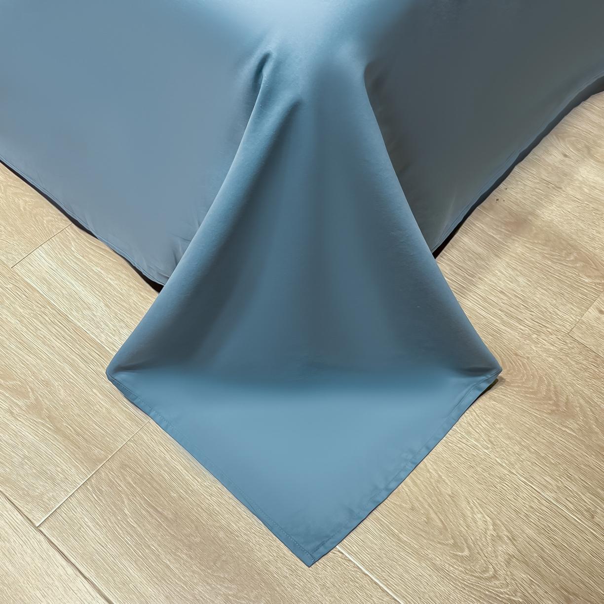 91家纺网 家纺一手货源 找家纺 宅家居 新款臻品真丝刺绣四件套 蜜雪公主-宾利蓝