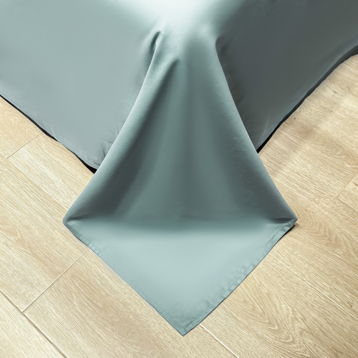 91家纺网 家纺一手货源 找家纺 宅家居 新款臻品真丝刺绣四件套 蜜雪公主-青绿