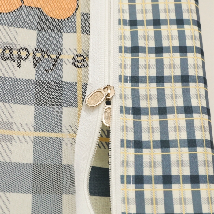 91家纺网 家纺一手货源 找家纺 梦尔佳 2021新款学生蚊帐 可爱小熊 蓝