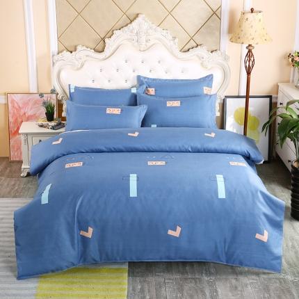 91家纺网 家纺一手货源 找家纺 爱诗诺家纺 2025新款植物羊绒四件套印花单被套 自由空间