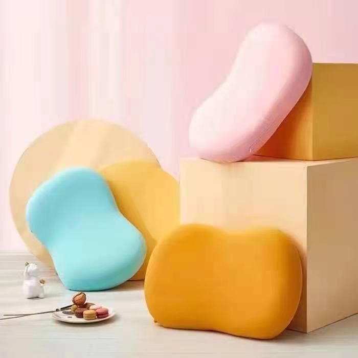 91家纺网 家纺一手货源 找家纺 总诺享猫肚枕护颈椎助睡眠记忆枕躺倒枕头慢回弹记忆枕头猫咪枕头