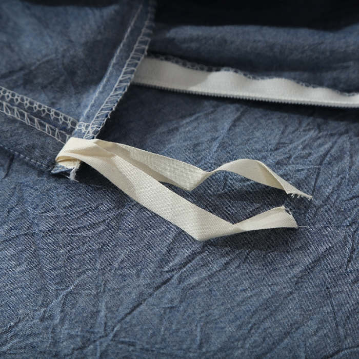 91家纺网 家纺一手货源 找家纺 安莱生活 2021新款全棉水洗棉套件 牛仔蓝