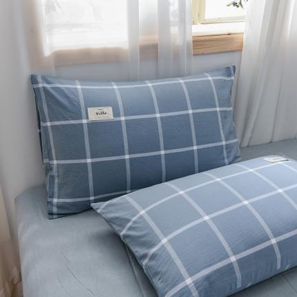 91家纺网 家纺一手货源 找家纺 （总）恋人优选2023新款全棉水洗棉单枕套一只