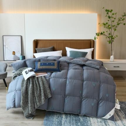 91家纺网 家纺一手货源 找家纺 总2025色织大提花轻奢蝴蝶双层立体羽绒被冬被被子被芯春秋被