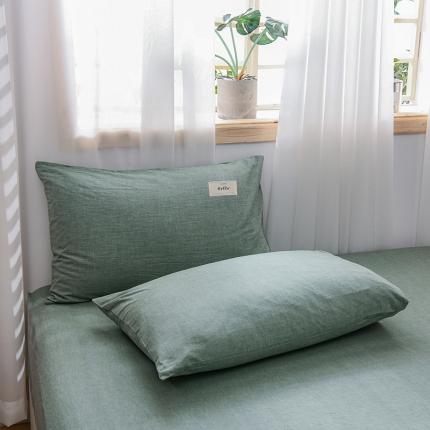 91家纺网 家纺一手货源 找家纺 (总）恋人优选 2023新款全棉水洗棉单枕套一对