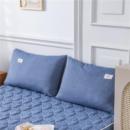 91家纺网 家纺一手货源 找家纺 (总）恋人优选 2023新款全棉水洗棉单枕套一对