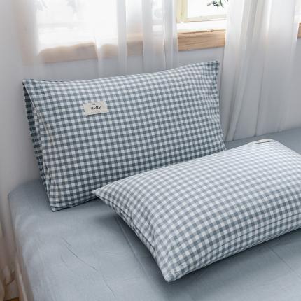 91家纺网 家纺一手货源 找家纺 (总）恋人优选 2023新款全棉水洗棉单枕套一对