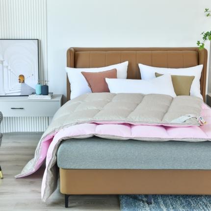 91家纺网 家纺一手货源 找家纺 总绒研羽绒2025AB版-立体羽绒被双人被冬被被子春秋被被芯